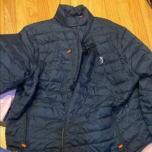 Navy Blue Puffer Jacket eBay